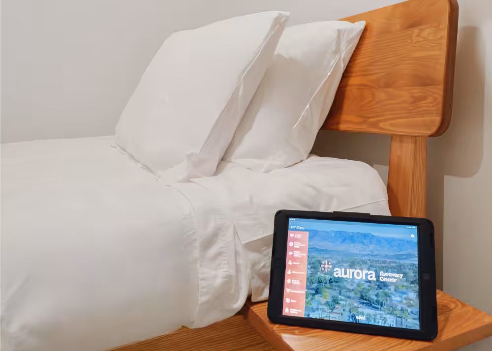 The bedside tablet system at Aurora