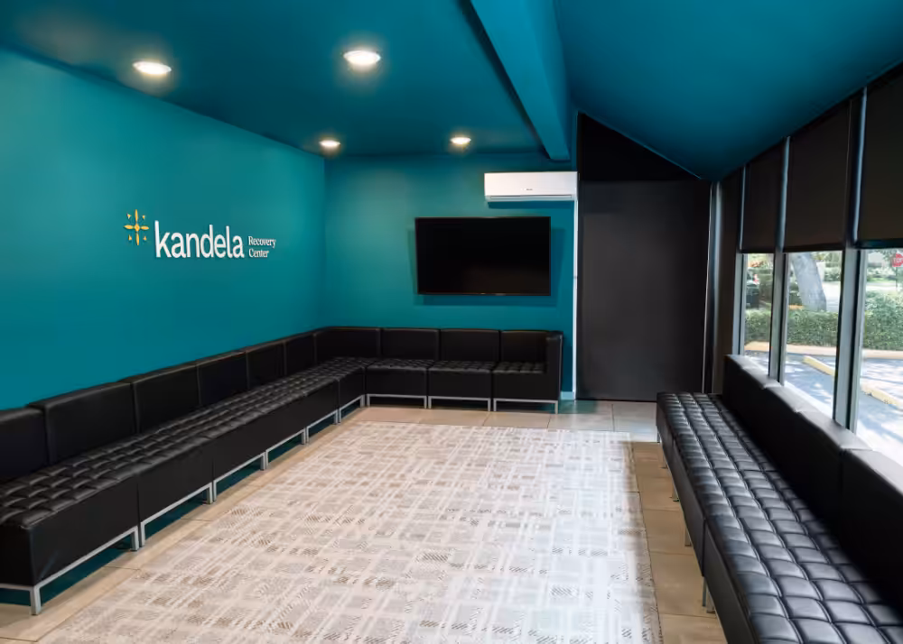 A group room at Kandela Recovery Center in Boca Raton, Florida