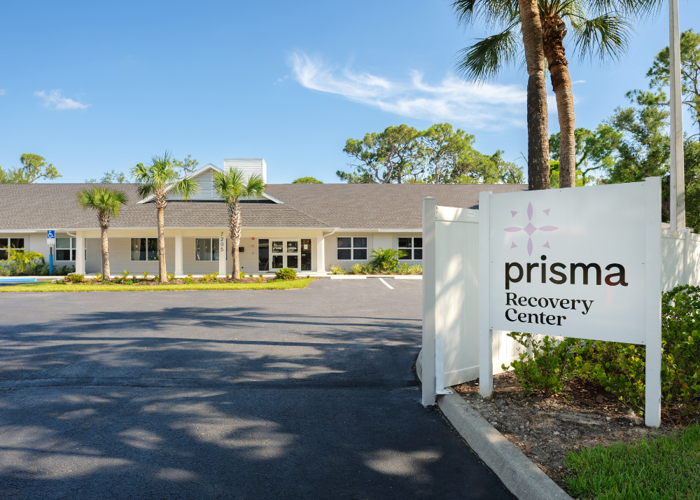 The outside of Prisma Recovery Center